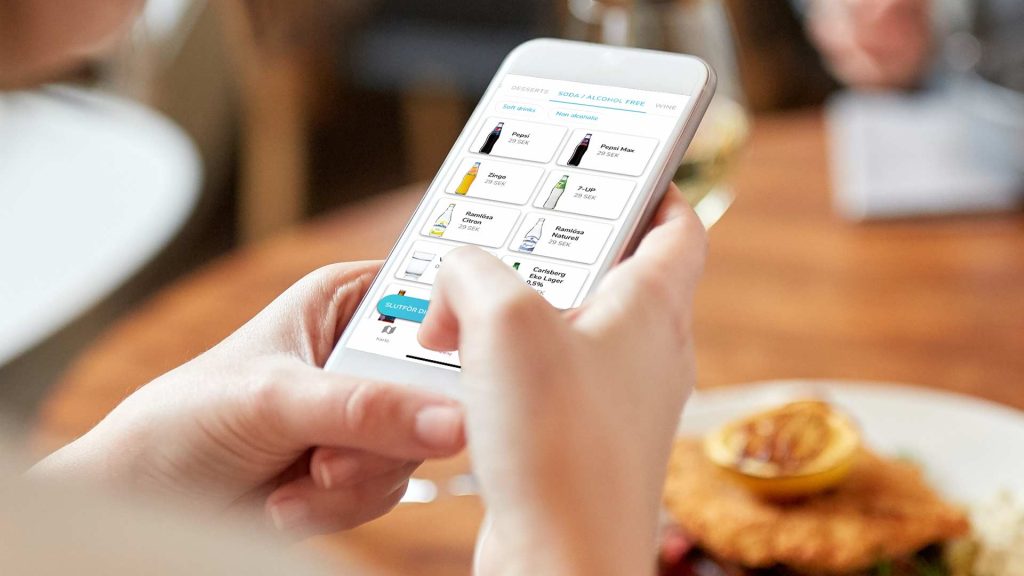Bordsbeställning med resturangapp