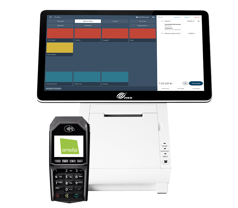 Ett kassasystem för Café med en komplett lösning