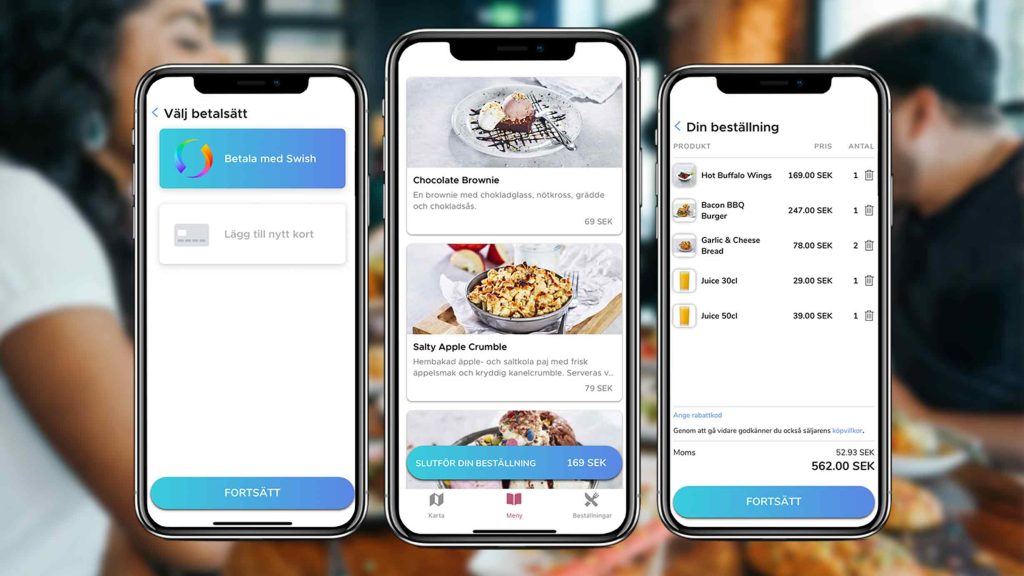 Resturangapp och webbeställning