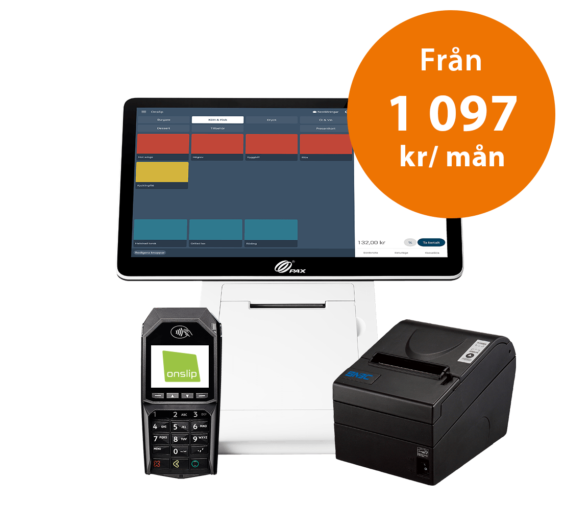 Onslip Restaurangpaket