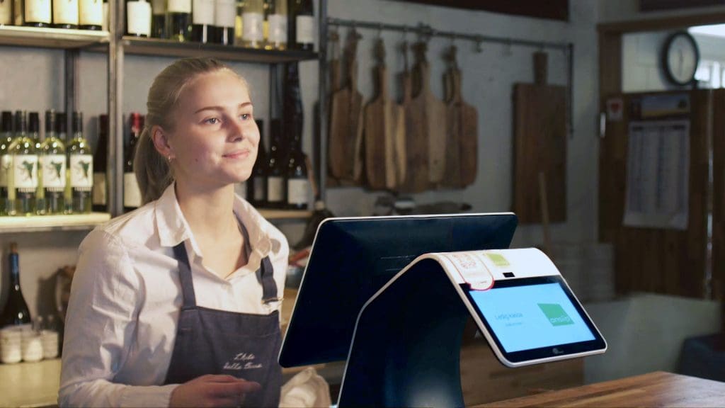 kassasystem för restaurang