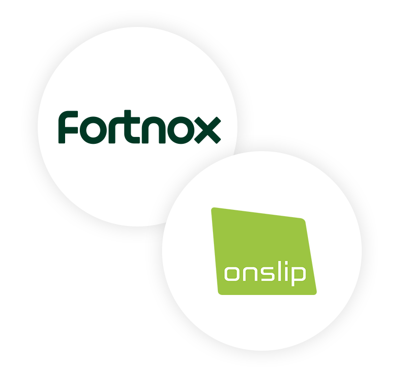 Koppla Fortnox till Onslip för snabbare bokföring