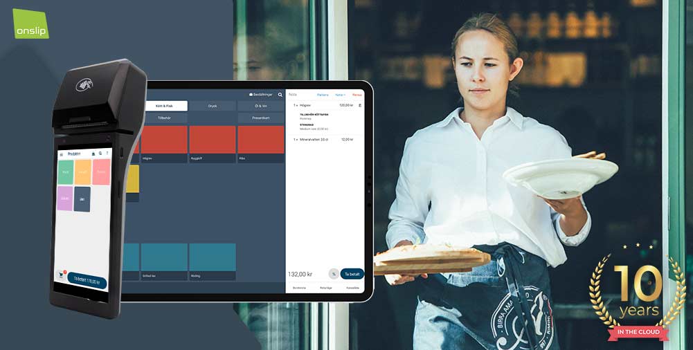 Onslip kassasystem firar 10 år i molnet