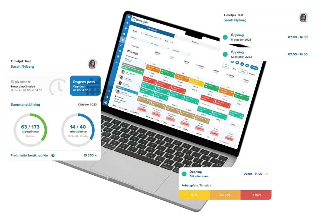 Personalsystemet som gör livet enklare för restaurangägaren och personalen. Alltid i ett Personalsystem som hanterar löner, dricks, scheman och ekonomi